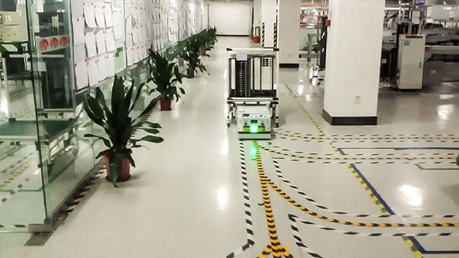 Intralogistics-Bi-Richtungstunnel-AGV automatisierter geführter Fahrzeug-Roboter mit hoher Tragfähigkeit